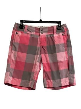 Lululemon Bermuda Shorts Pink & Gray Plaid Women’s Size 4 Vintage Y2K